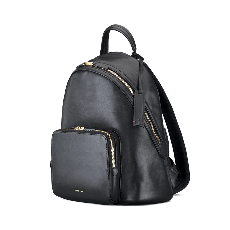 Athos Medium Backpack (Leather) - Vulcan Post Label