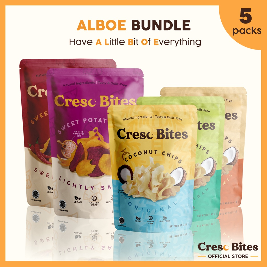 [ALBOE Bundle]- Coconut Chips & Sweet Potato Chips - VP Label