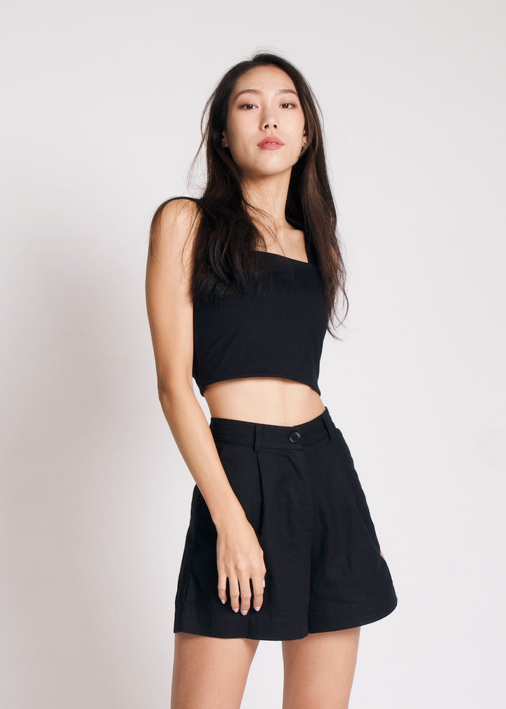 Anna Shorts in Black - Vulcan Post Label