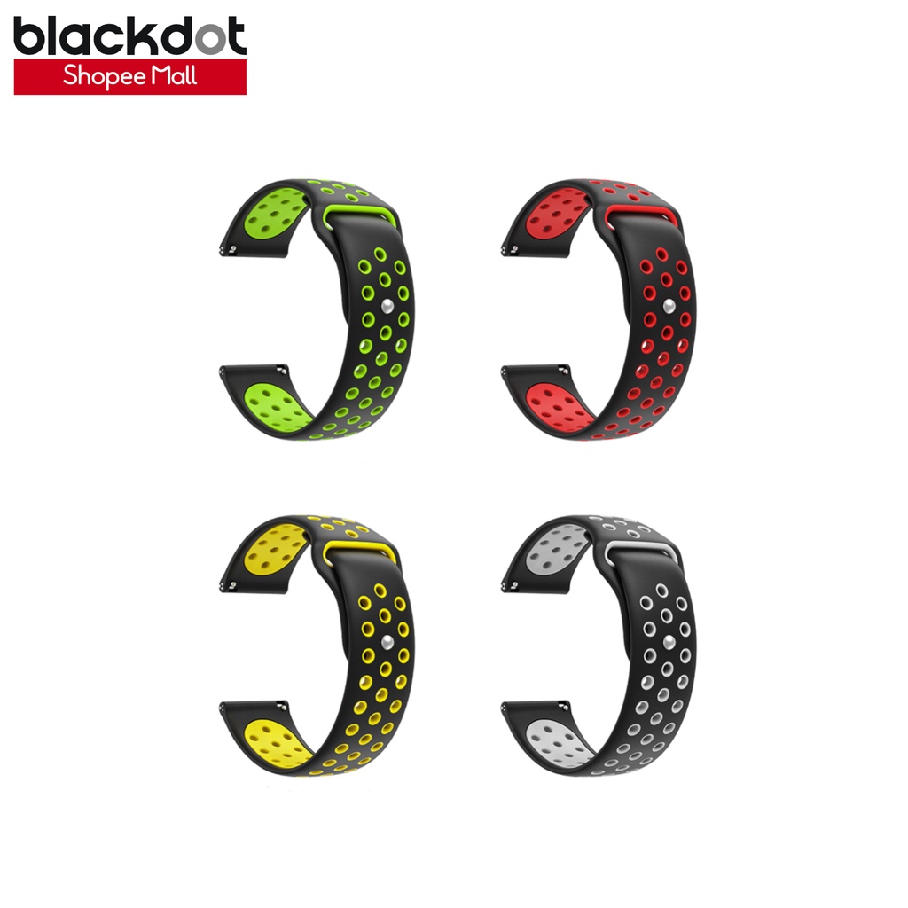 Blackdot Gt Smartwatch 2 Color Silicone Waterproof Sport Straps 22mm Gt Series Compatible Vulcan Post Label