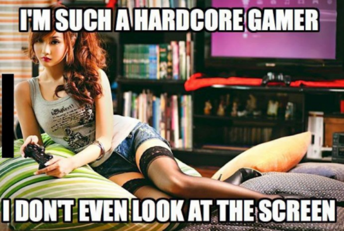 gamer girl vs girl gamer meme