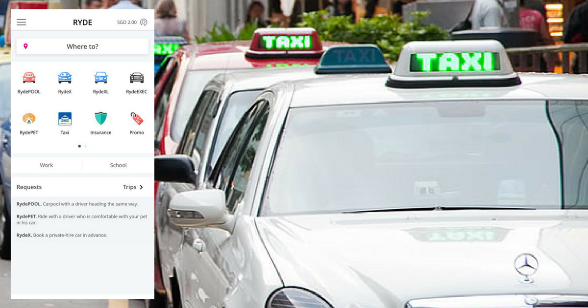 ryde taxi singapore