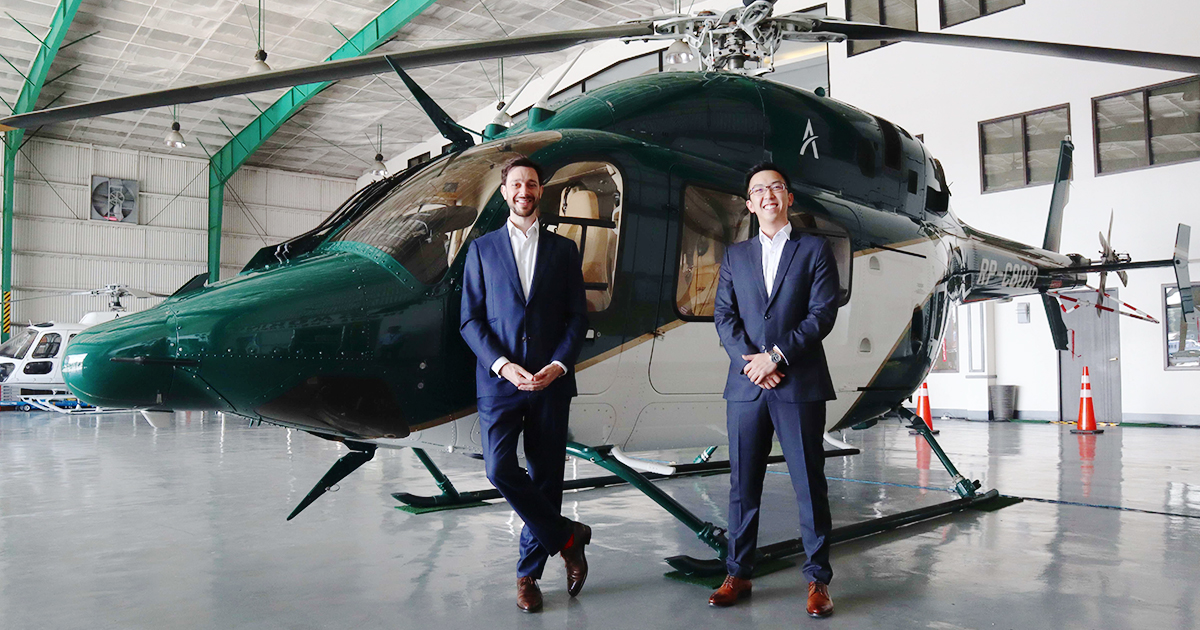 ascent helicopter founders singapore philippines