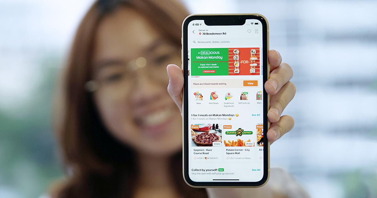 GrabFood Singapore food delivery features
