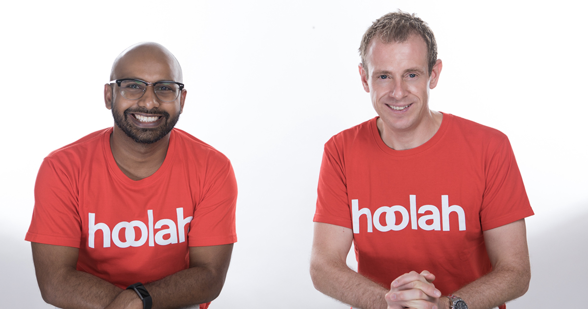 hoolah co-founders Stuart Thornton and Arvin Singh