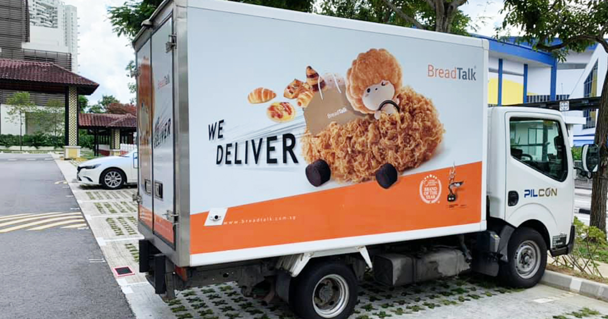 BreadTalk on wheels mobile bakery Flosssmobile Singapore circuit breaker