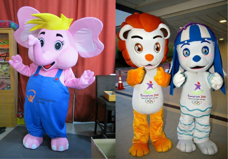 He Created S'pore Mascots Like Sharity Elephant, Lyo and Merly