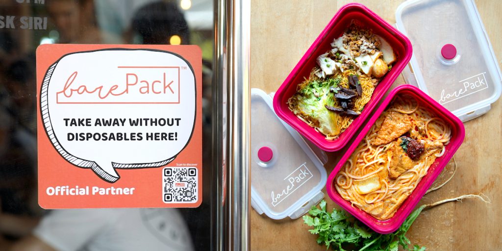 Startup Barepack Lets You Share Reusable Containers From S$3/Mth