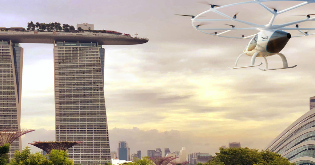 volocopter air taxi singapore