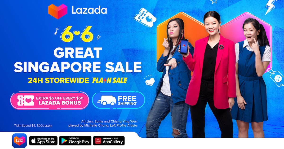 lazada 6.6 great singapore sale