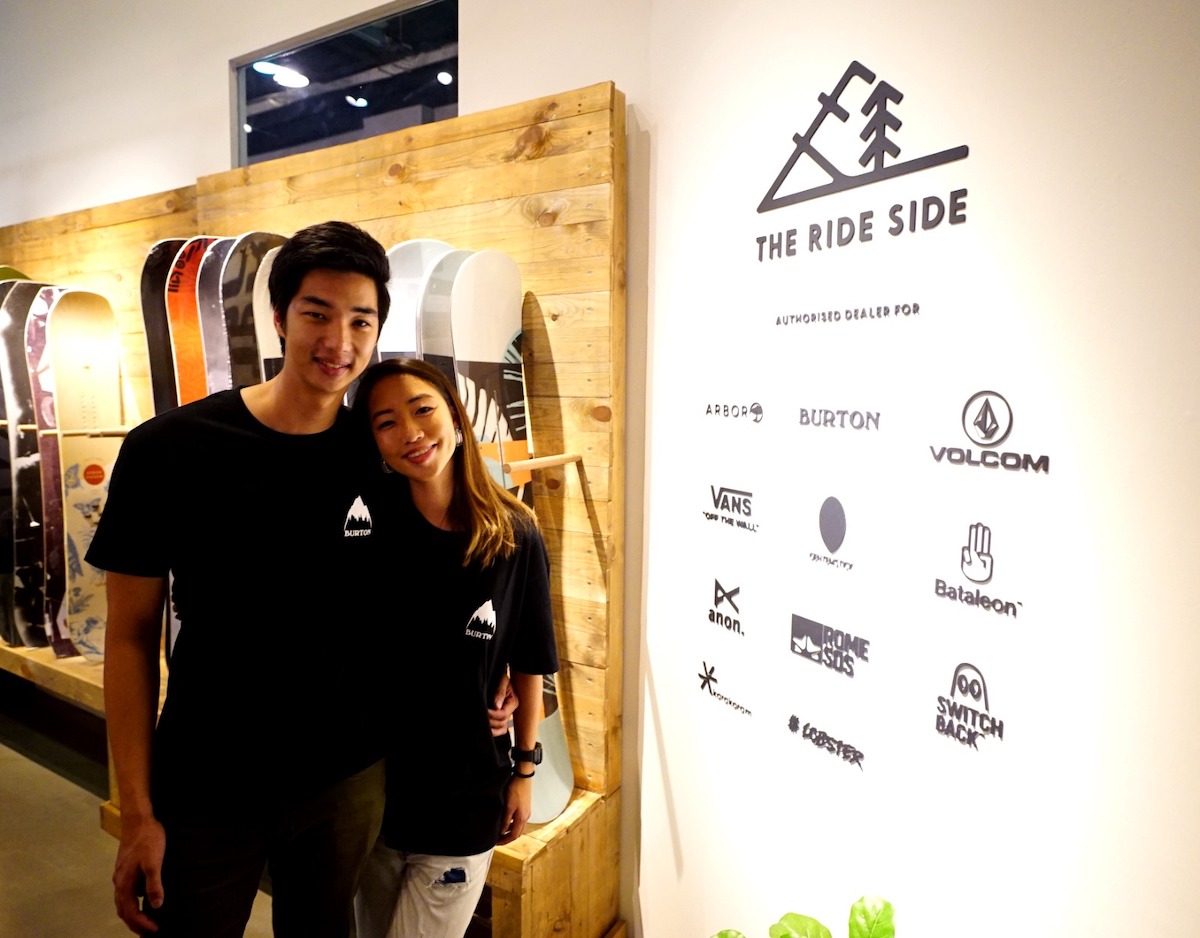 Daphne and Alex at the ride side hq