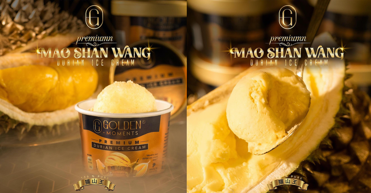 golden moments mao shan wang ice cream