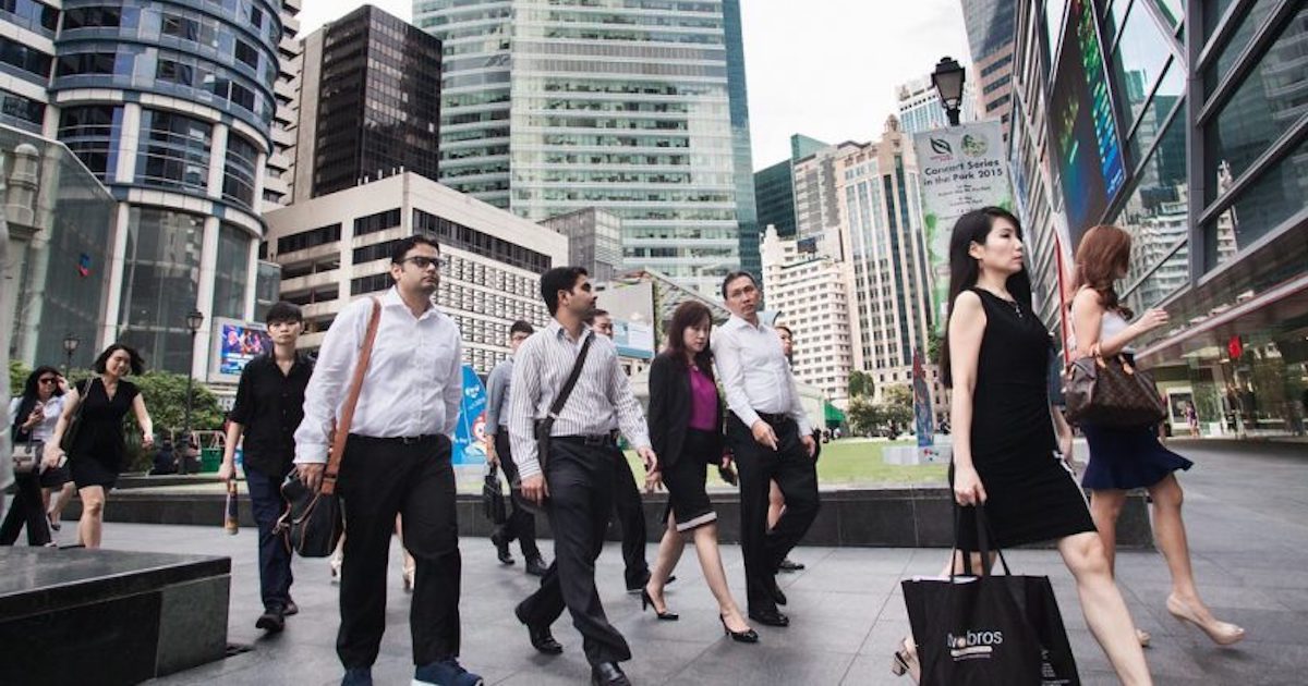 singapore office workers