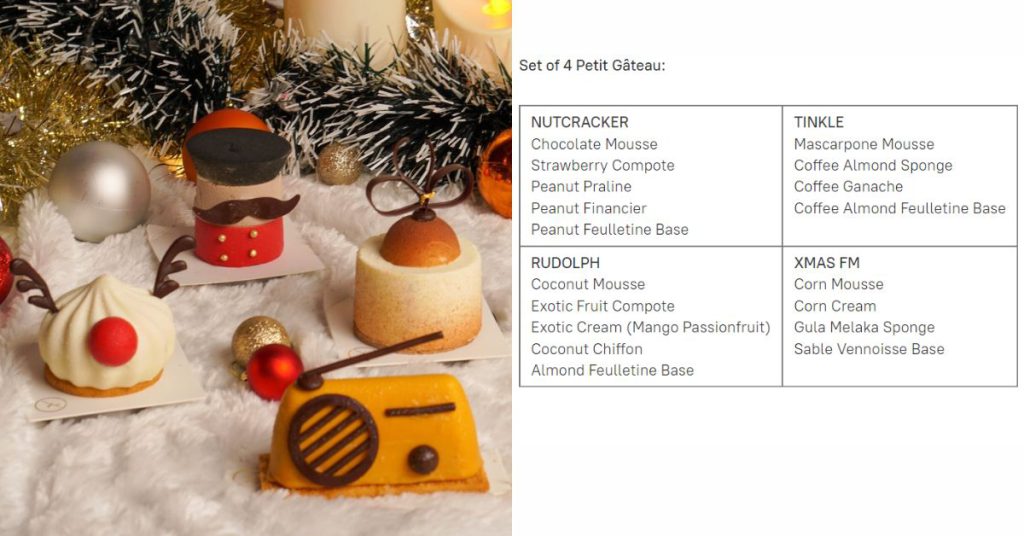 List Of Christmas Cakes By M'sian Patisseries Online For Delivery