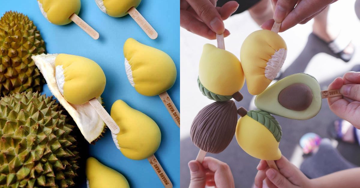Musang Wang, marca de helados de durián y frutas dulces en 3D de Malasia