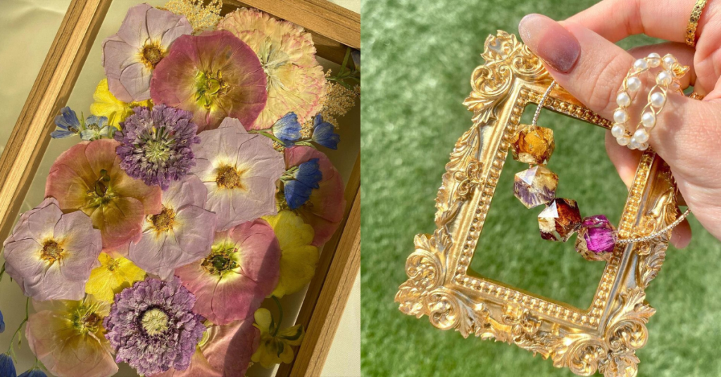 Daftar merek pelestarian bunga M’sian yang membuat memorabilia resin