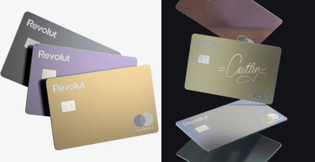 Revolut customise card metal