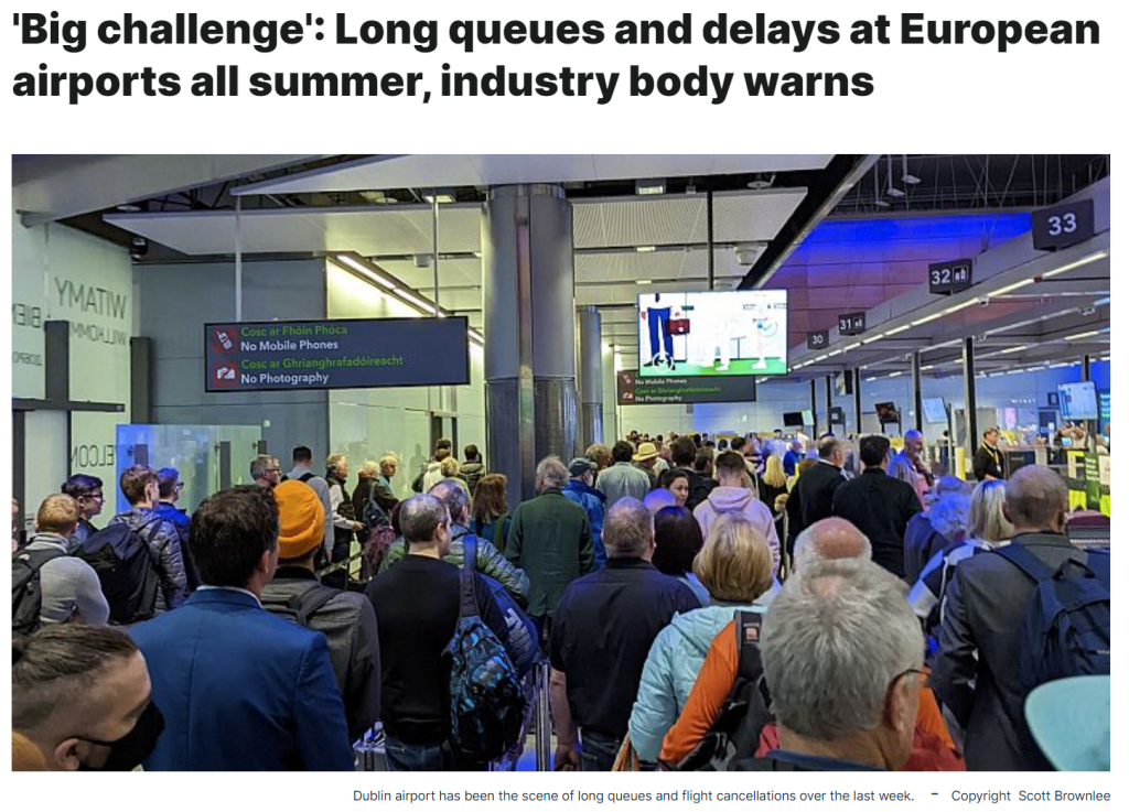 european airports covid