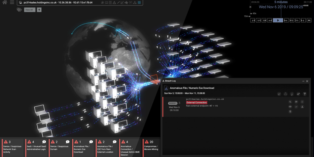 darktrace self-learning AI