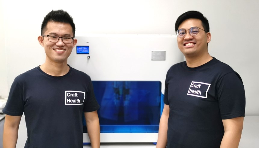 Co-founders of Craft Health goh wei jiang lim seng han