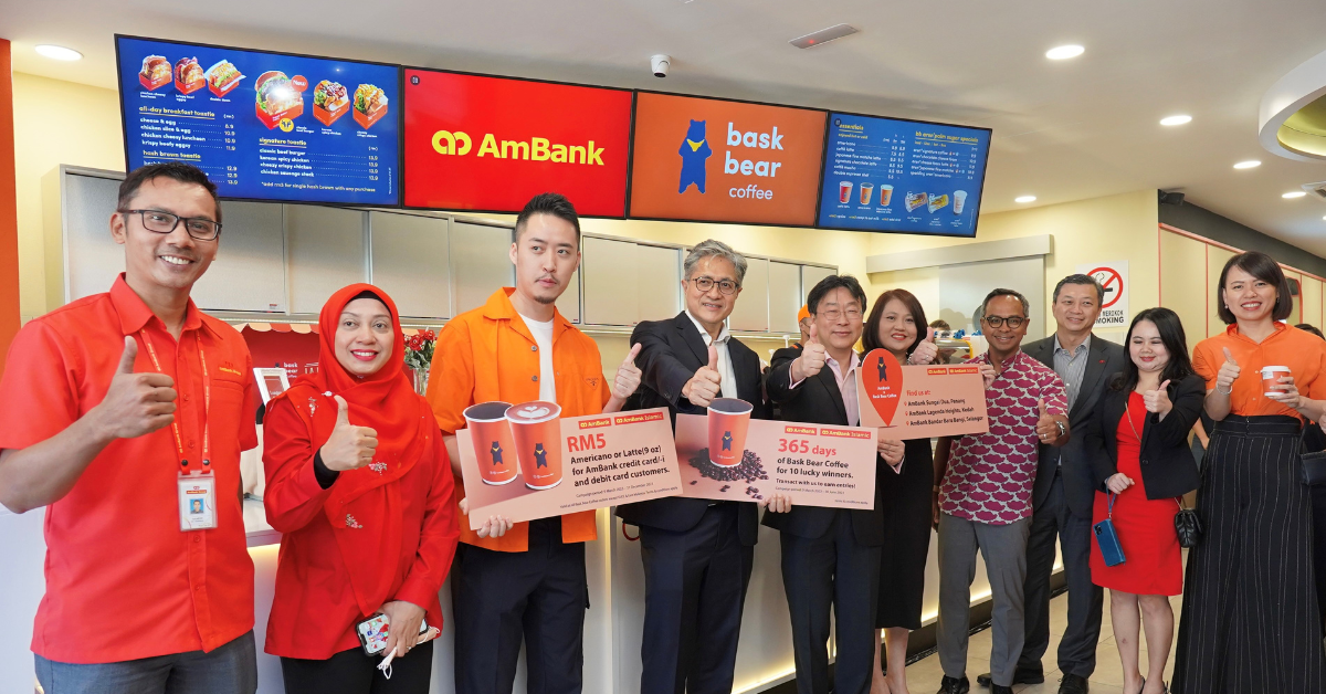 AmBank y Bask Bear Coffee Collaboration lanza Cafe-in-a-Bank
