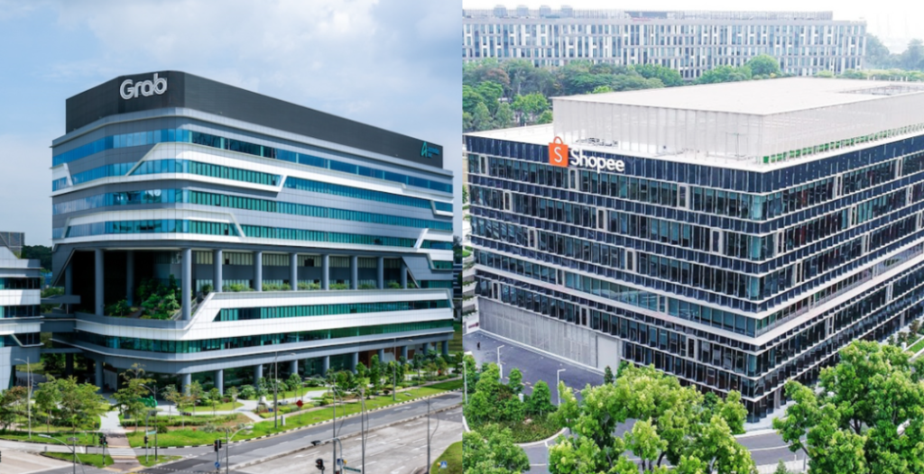 Grab Shopee office Singapore