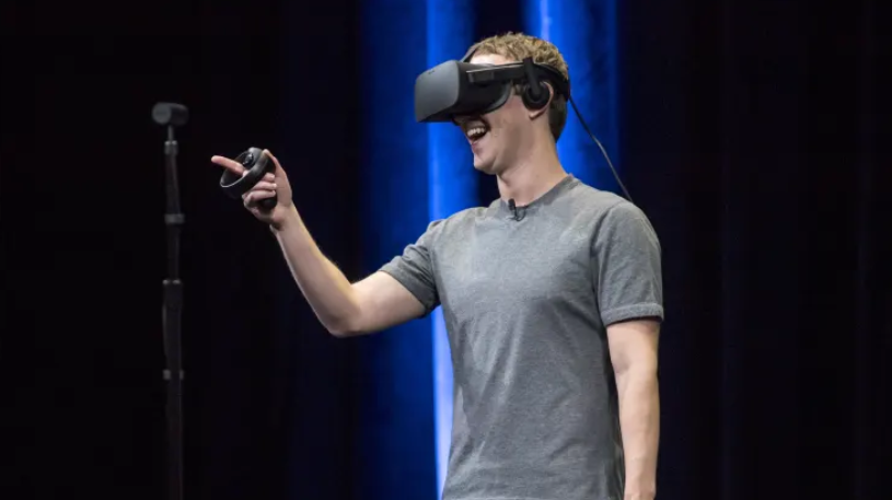 Mark Zuckerberg VR headset