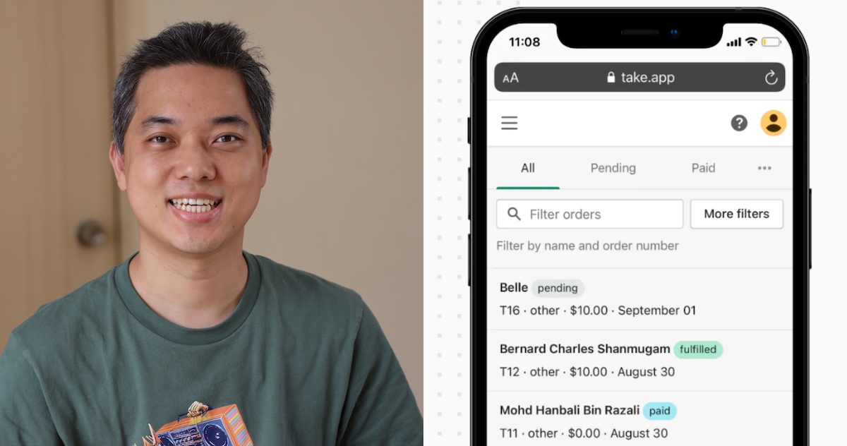 La startup Take App de S’pore está creando una aplicación para simplificar los pedidos de WhatsApp