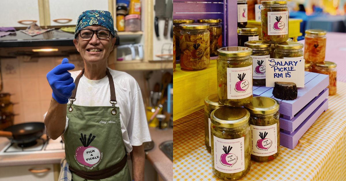 At 68 Y/O, this M’sian is fulfilling his F&B dreams by starting a pickle biz with his family
