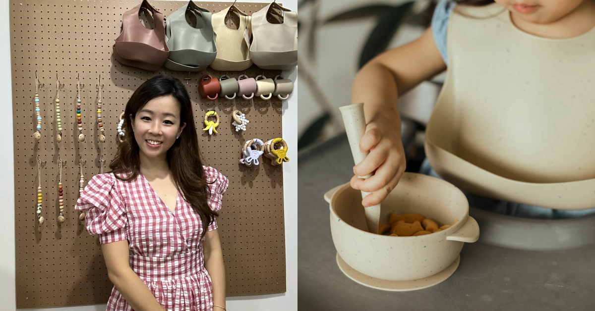 After leaving her pharmaceutical career, this M’sian began designing aesthetic baby products