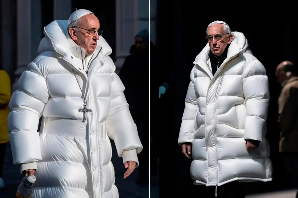 pope francis winter jacket