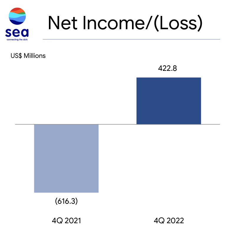 sea net income/loss