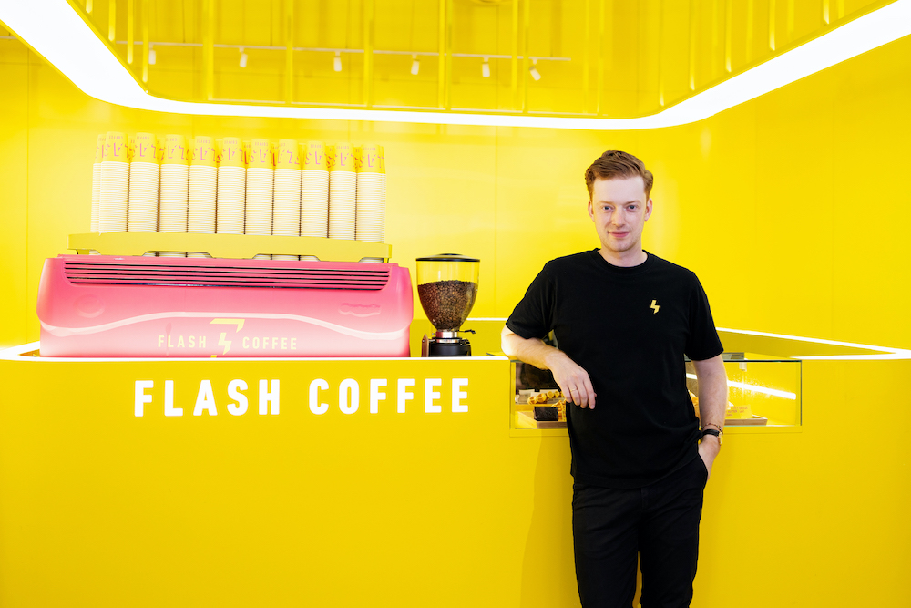 David Brunier, founder and CEO of Flash Coffee