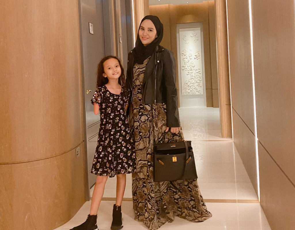 Norfasarie and her 11-year-old daughter Moza are co-founders of Myla Moza