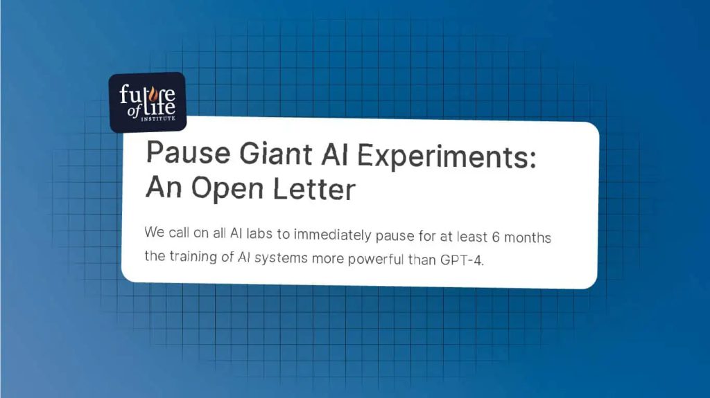 An open letter to halt AI research for six months