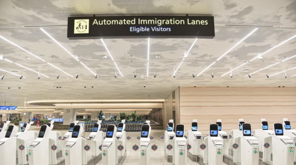ica automated immigration lanes
