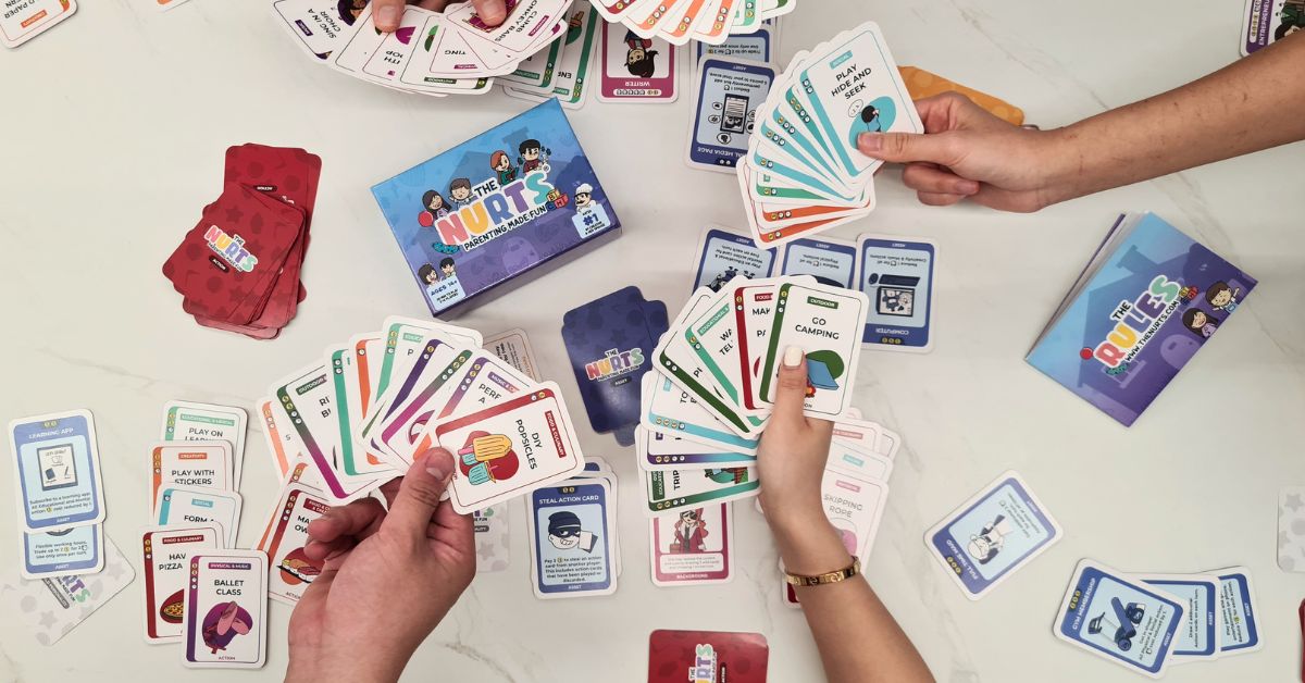 Reseña de The Nurts, un juego de cartas de Malasia sobre la crianza de los hijos