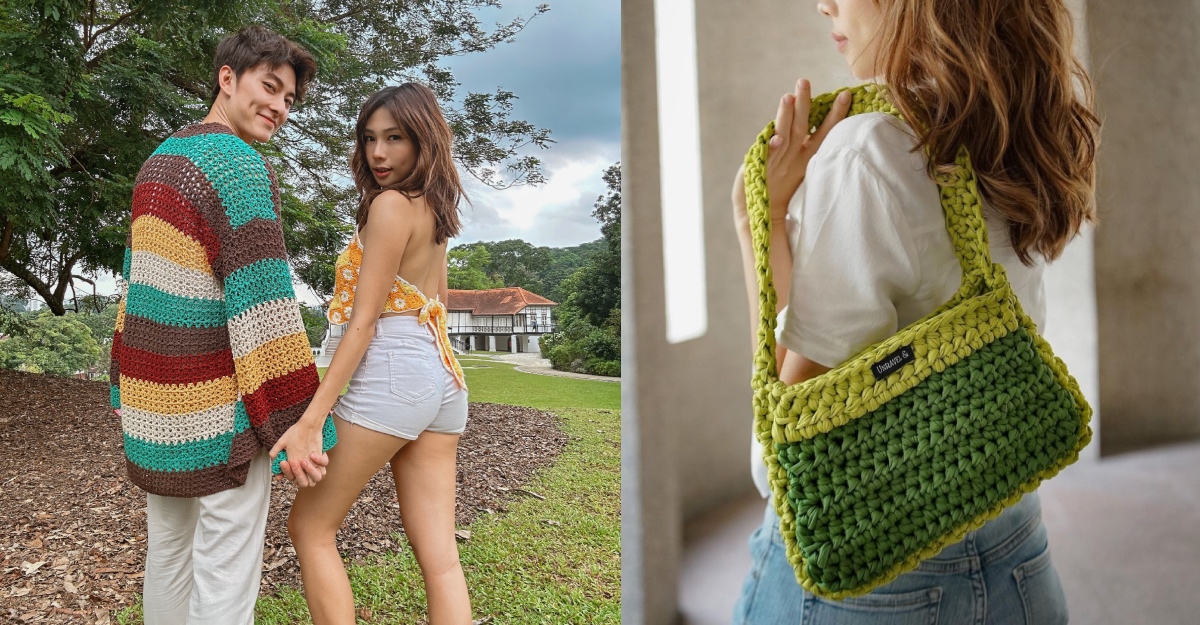 Unravel &: Celeb couple Edwin Goh and Rachel Wan launch crochet line, sold out in 2 days