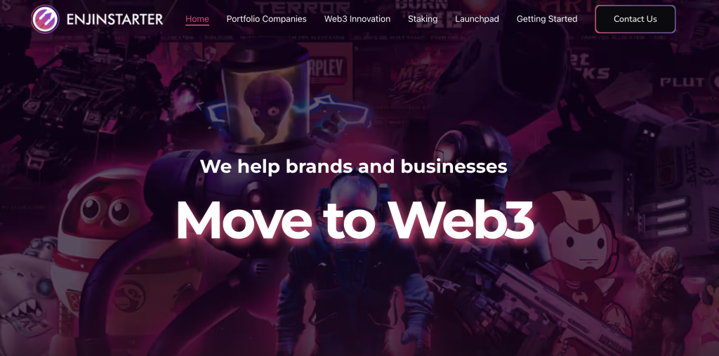 enjinstarter move to web3