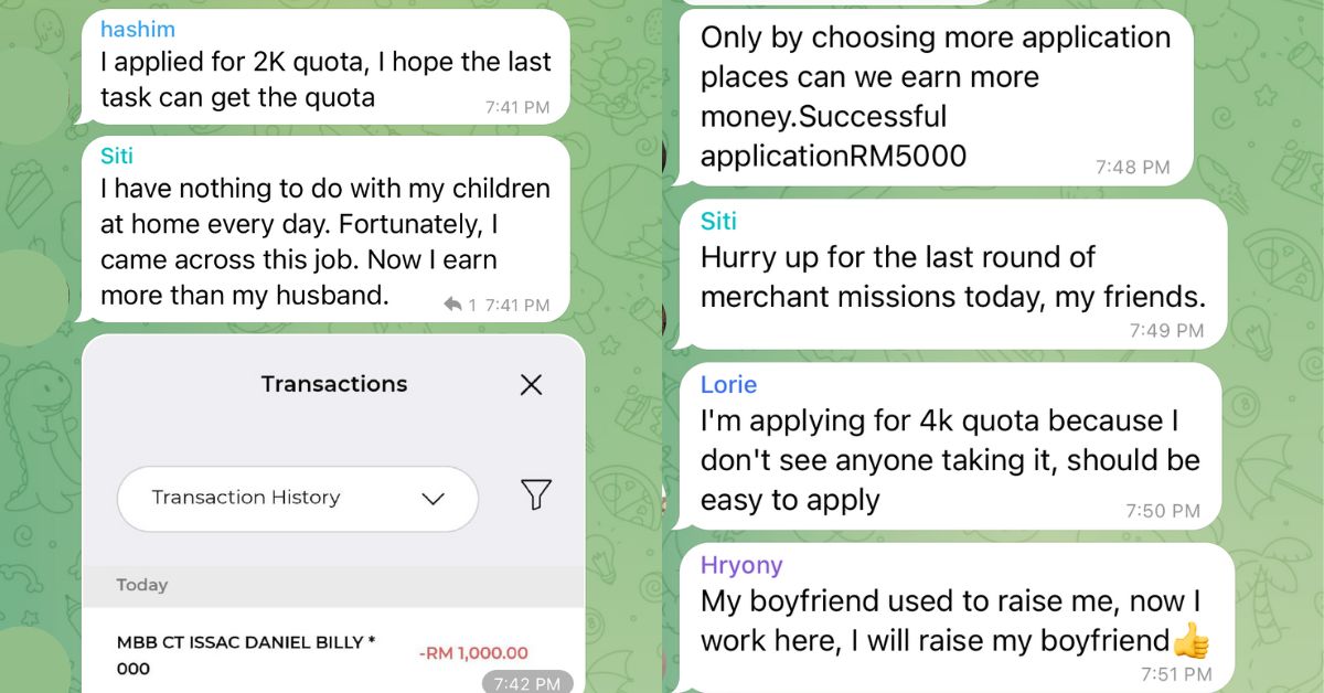 How Telegram task scams work, based on our own experience