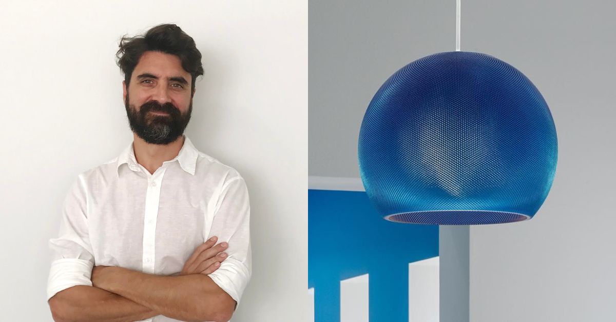 This French designer started a M’sian brand that 3D prints lamps using recycled plastics