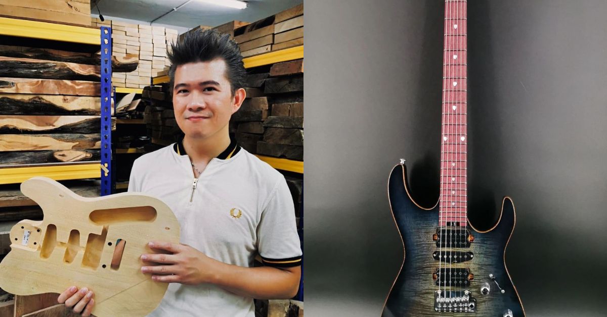 Shue Guitars, guitarras malayas hechas por encargo con madera local