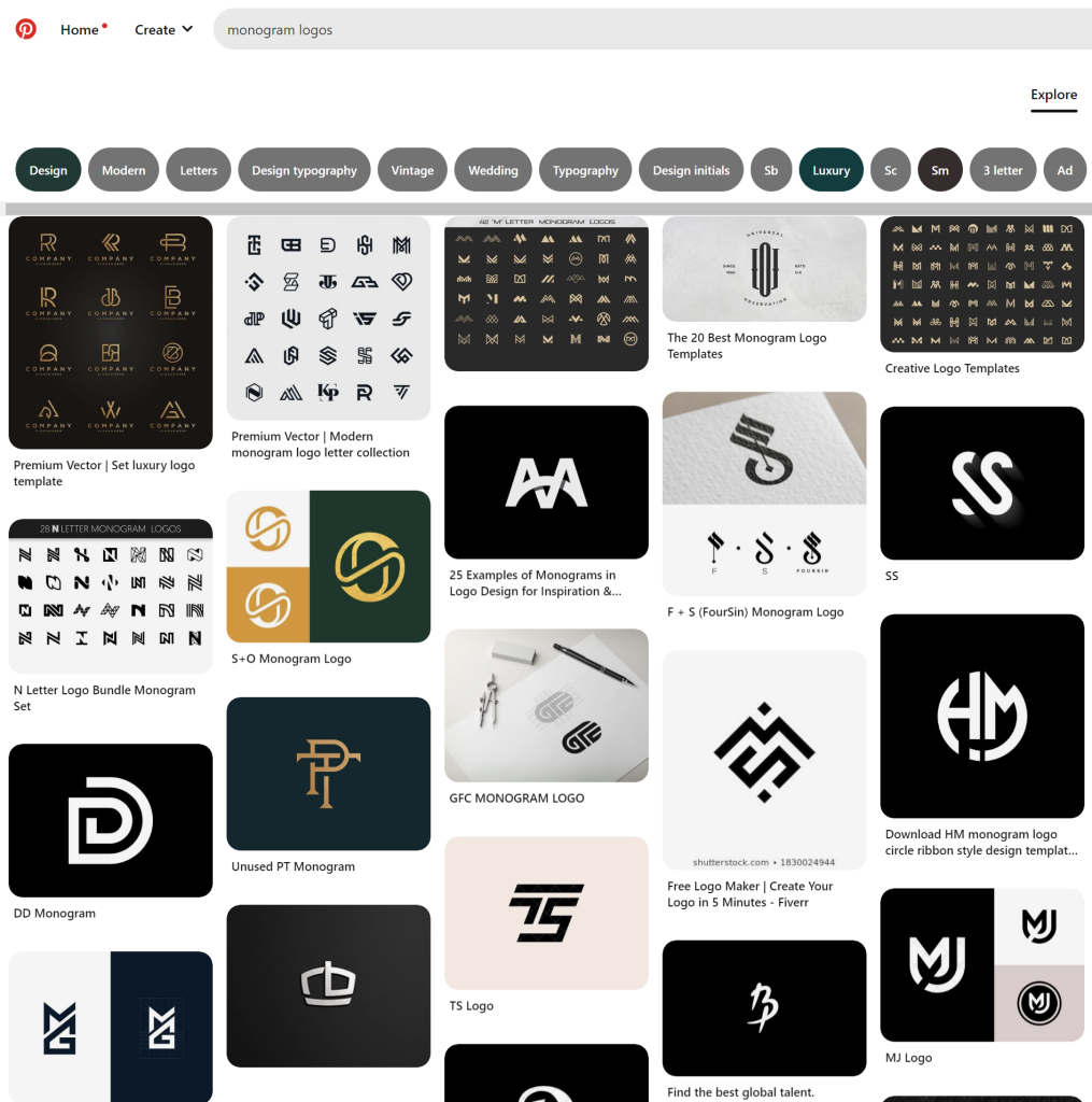 pinterest design board