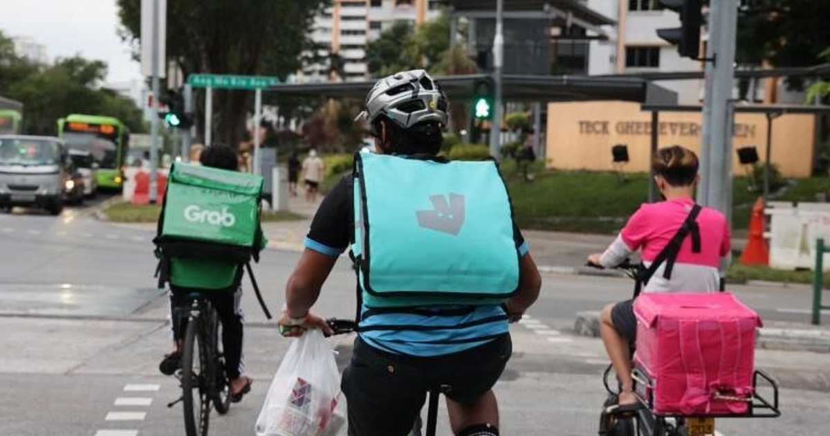 food delivery riders singapore