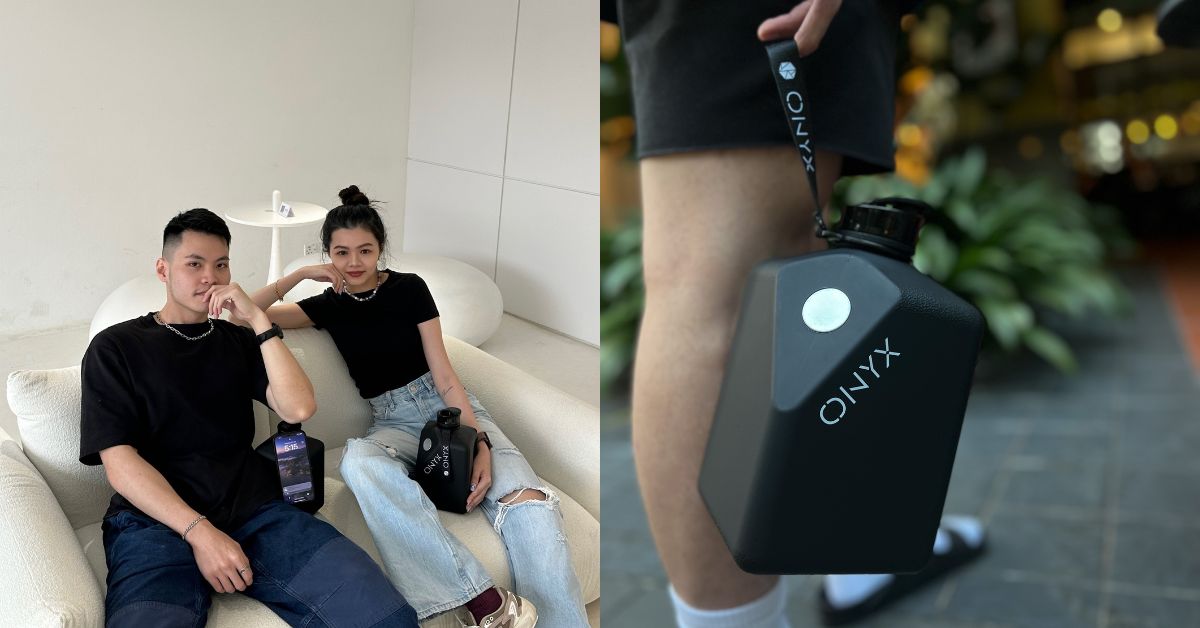 Sick of leaving their phones on dirty gym floors, they built a M’sian “tripod bottle” brand