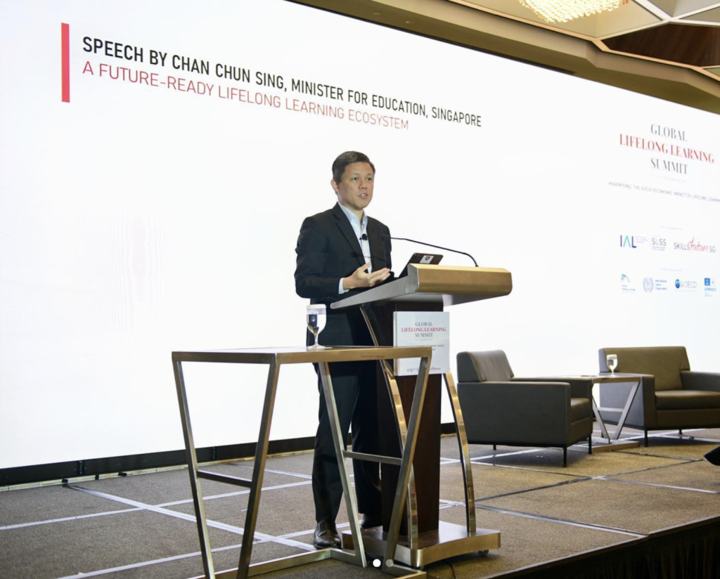 Chan Chun Sing Global Lifelong Learning Summit 2022