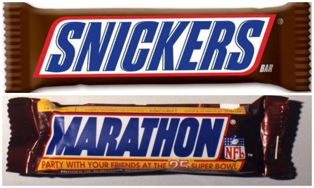 Snickers Marathon rebrand
