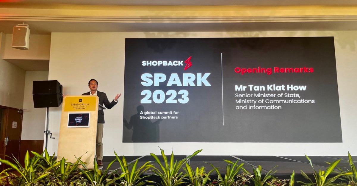 ShopBack Spark GOH senior minister of state Tan Kiat How