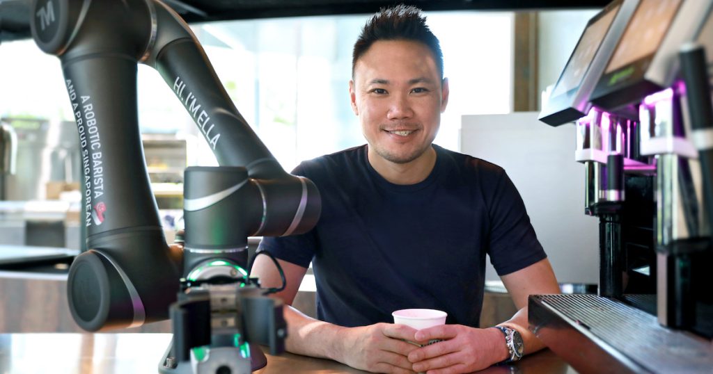 ELLA robot barista Keith Tan