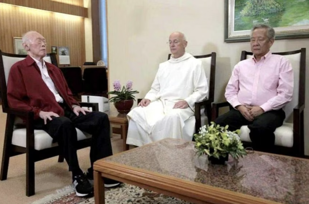 ng kok song meditate lee kuan yew